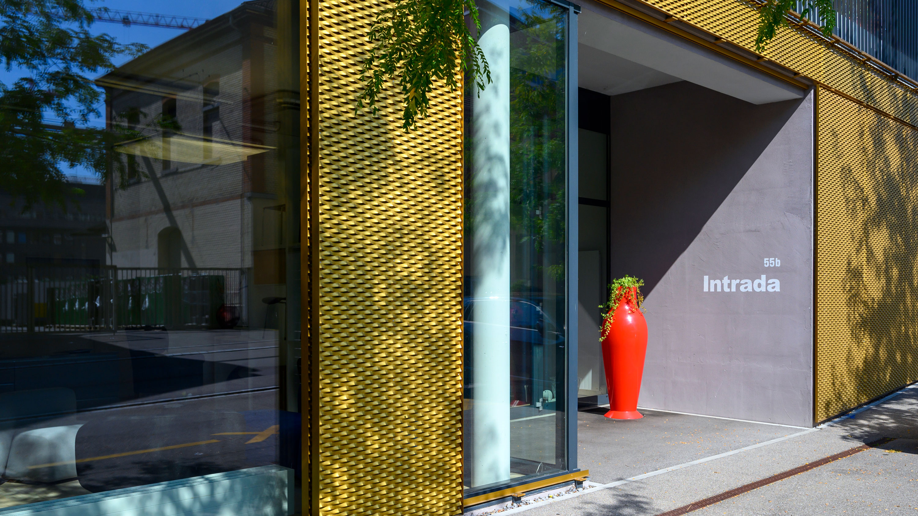 Header, Intrada, Showroom, Aussenansicht, Standort